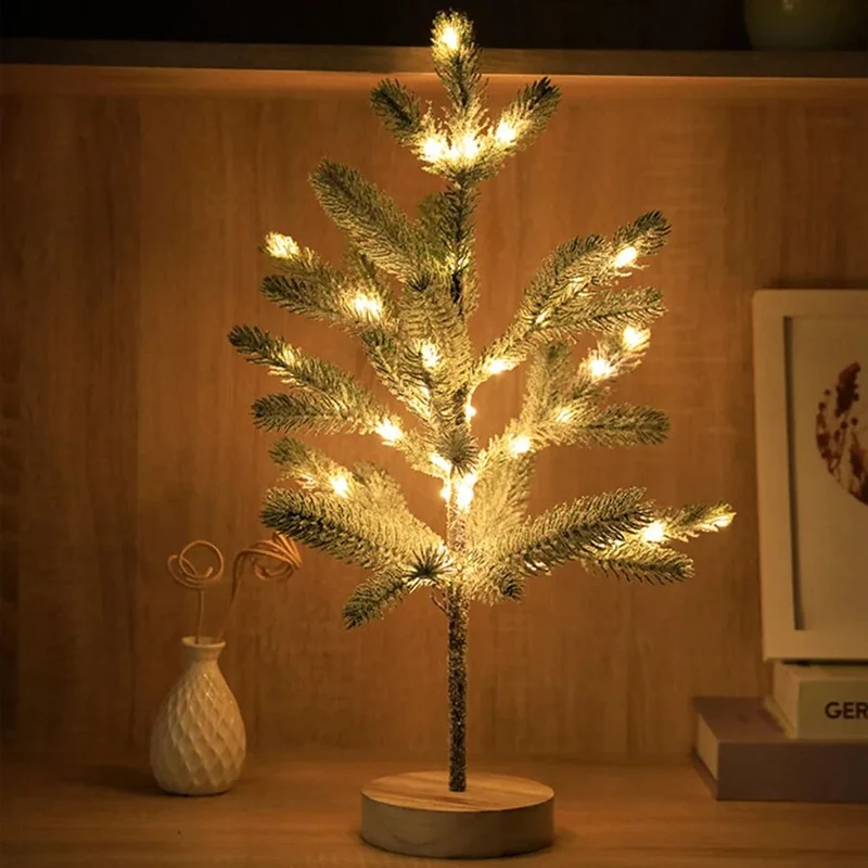 TwinkleGlow | LED-Weihnachtsbaum mit Schneesockel