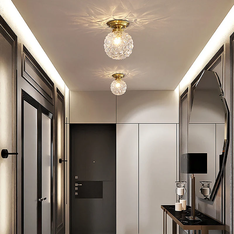 GlassOrbit | Moderne Glaskugel-Deckenleuchte in Rauchgrau