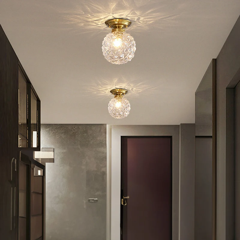 GlassOrbit | Moderne Glaskugel-Deckenleuchte in Rauchgrau