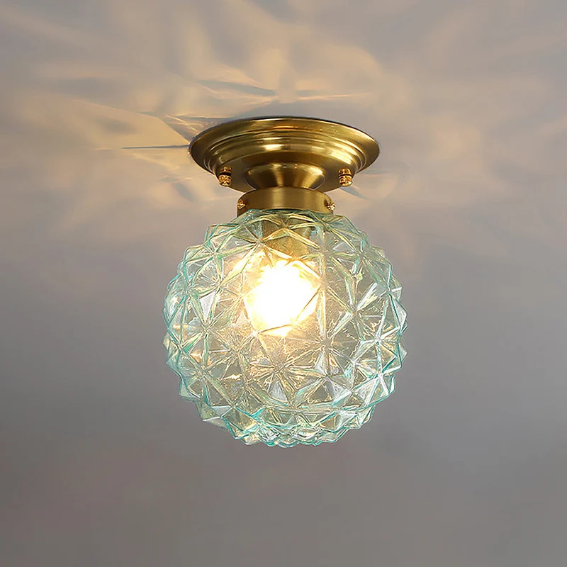 GlassOrbit | Moderne Glaskugel-Deckenleuchte in Rauchgrau