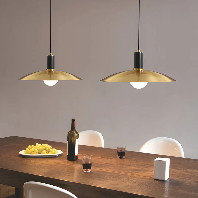 AureoLux | Vintage LED-Pendelleuchte in Messing & Glas