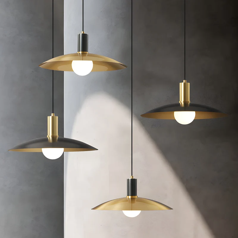 AureoLux | Vintage LED-Pendelleuchte in Messing & Glas