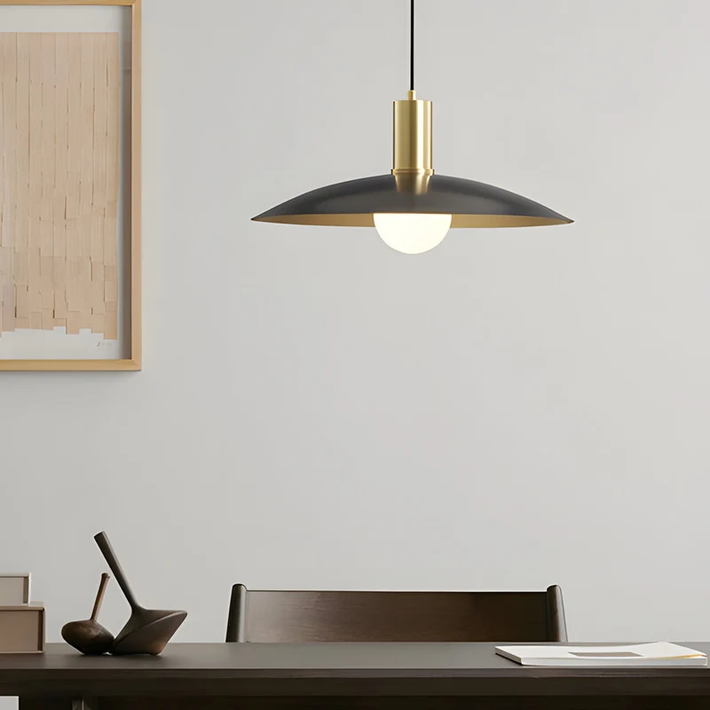 AureoLux | Vintage LED-Pendelleuchte in Messing & Glas