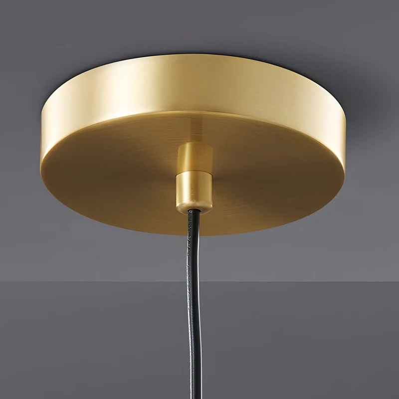 AureoLux | Vintage LED-Pendelleuchte in Messing & Glas