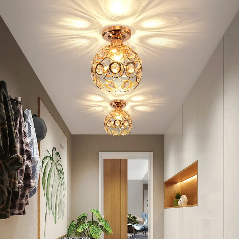 CristalLux | Kristall-Deckenleuchte mit Gold-Finish