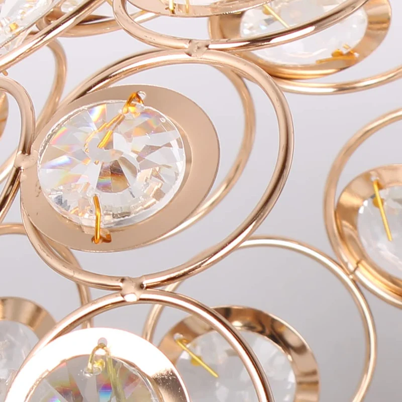 CristalLux | Kristall-Deckenleuchte mit Gold-Finish