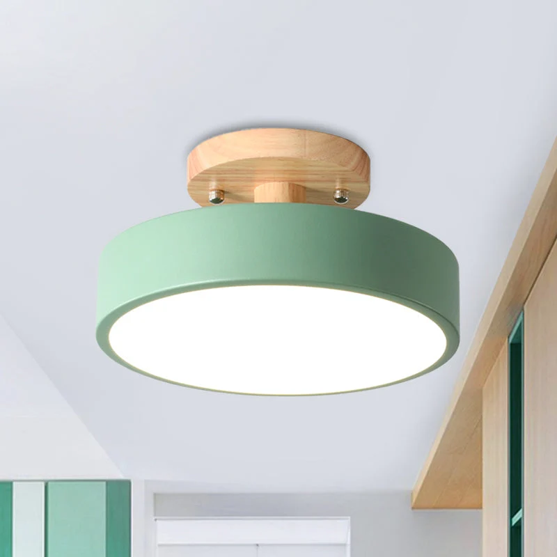WoodLume | Skandinavische LED-Deckenlampe aus Holz