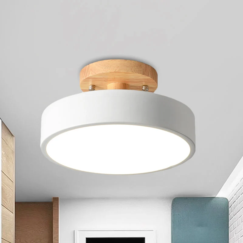 WoodLume | Skandinavische LED-Deckenlampe aus Holz