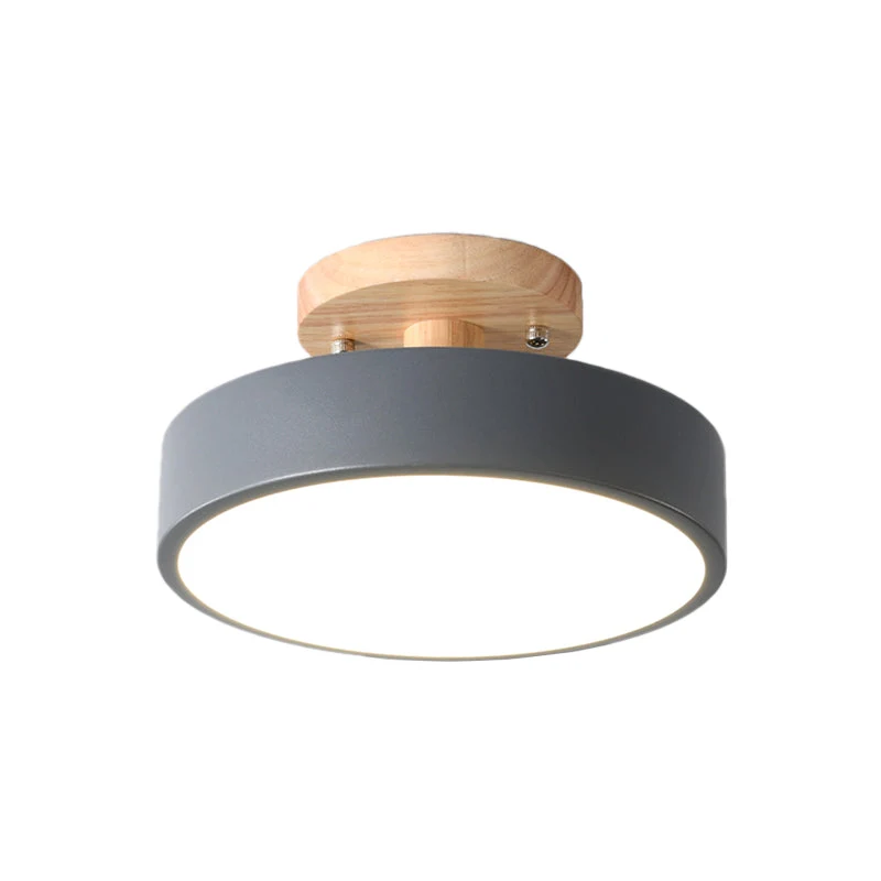 WoodLume | Skandinavische LED-Deckenlampe aus Holz