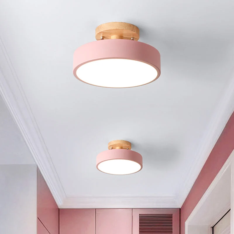 WoodLume | Skandinavische LED-Deckenlampe aus Holz