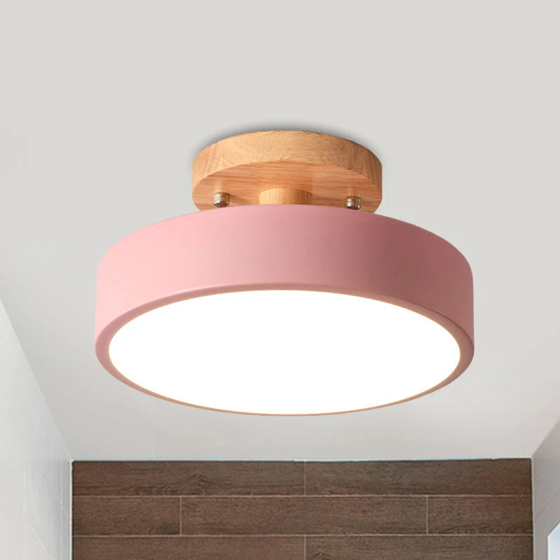WoodLume | Skandinavische LED-Deckenlampe aus Holz