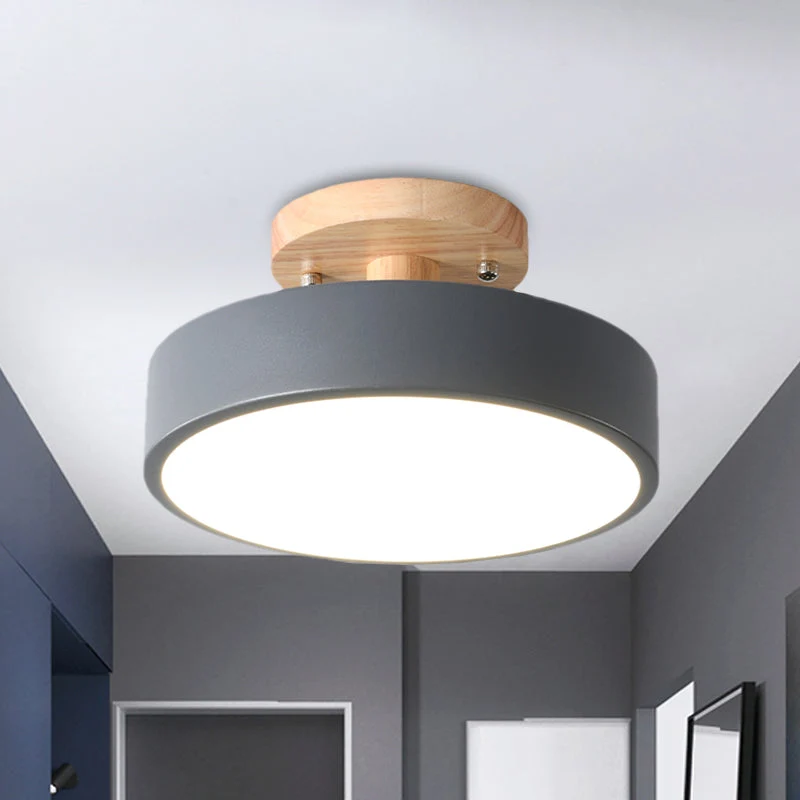 WoodLume | Skandinavische LED-Deckenlampe aus Holz