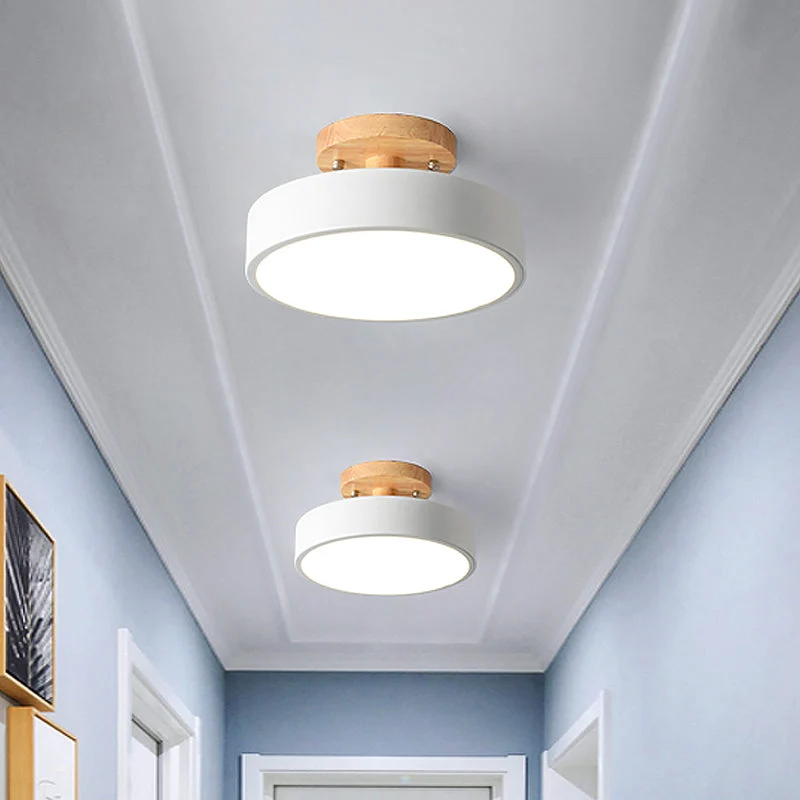 WoodLume | Skandinavische LED-Deckenlampe aus Holz
