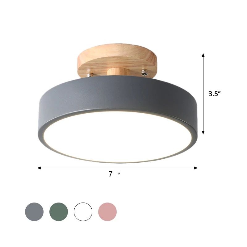 WoodLume | Skandinavische LED-Deckenlampe aus Holz