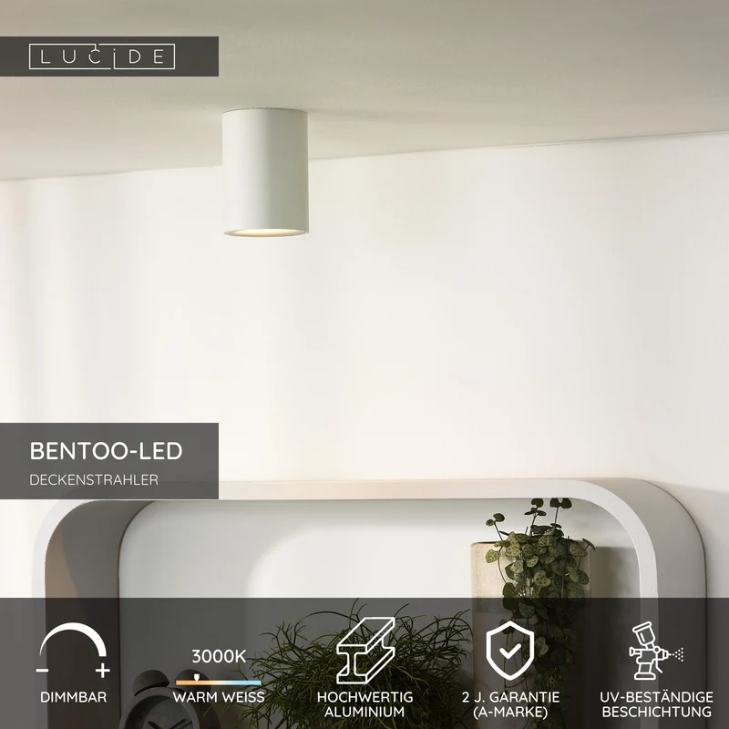 LED-Deckenspot Bentoo dimmbar