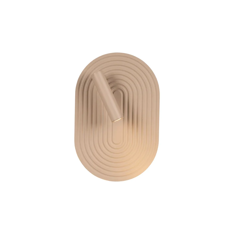 LED-Wandlampe Carmino schwenkbar aus Holz
