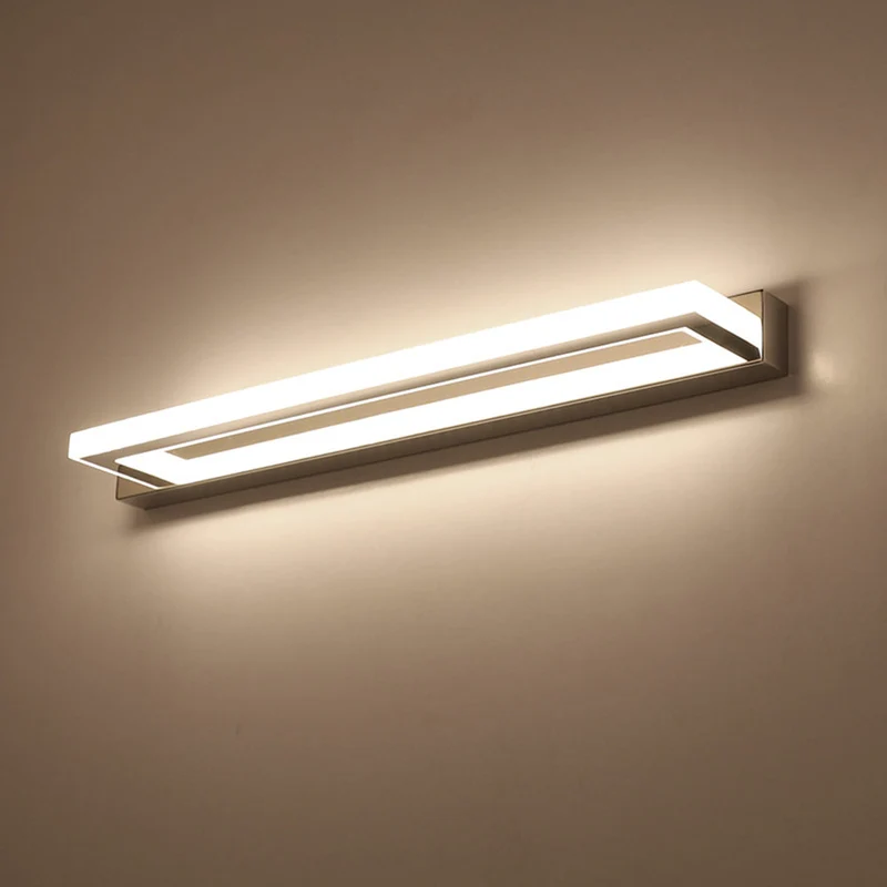 MirrorGlow | LED-Spiegel-Wandleuchte rechteckig