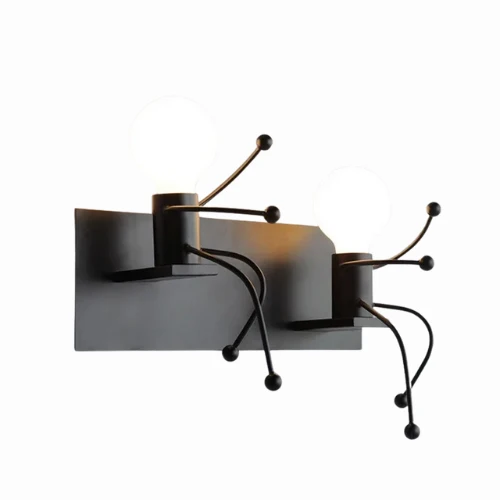 RoboLux | LED-Wandleuchte im Roboterdesign