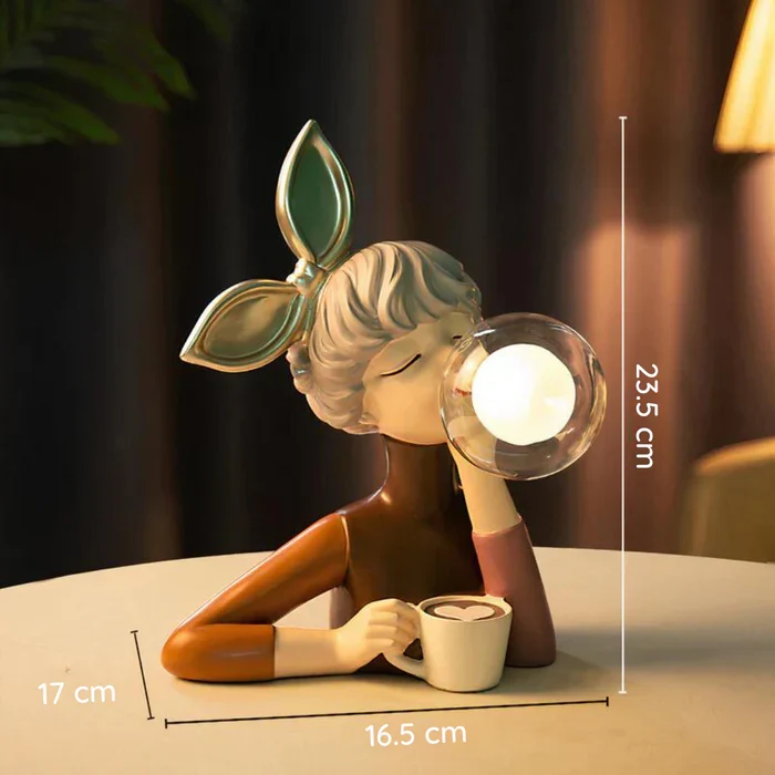 Lignoglow | Handgefertigte LED-Tischlampe aus Holz
