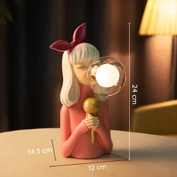 Lignoglow | Handgefertigte LED-Tischlampe aus Holz