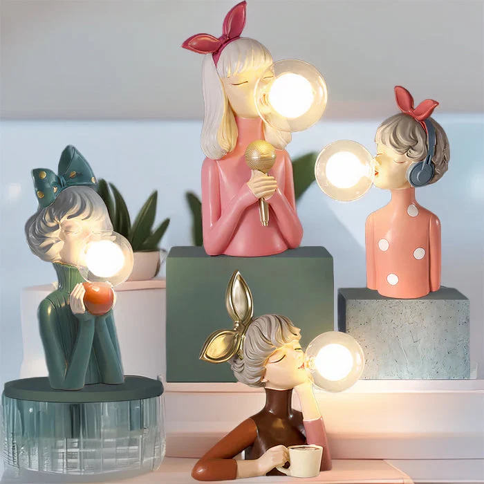 Lignoglow | Handgefertigte LED-Tischlampe aus Holz