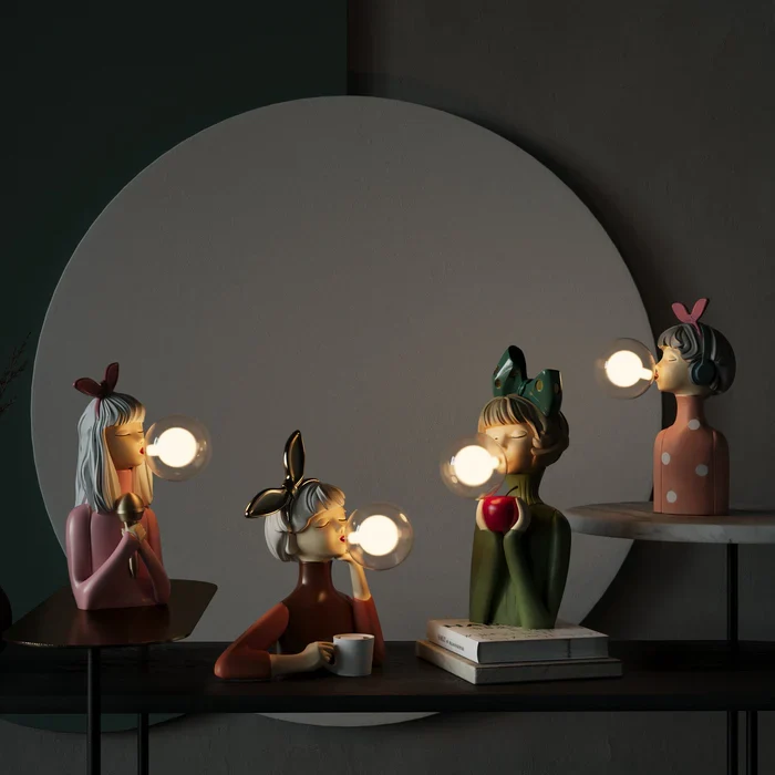 Lignoglow | Handgefertigte LED-Tischlampe aus Holz