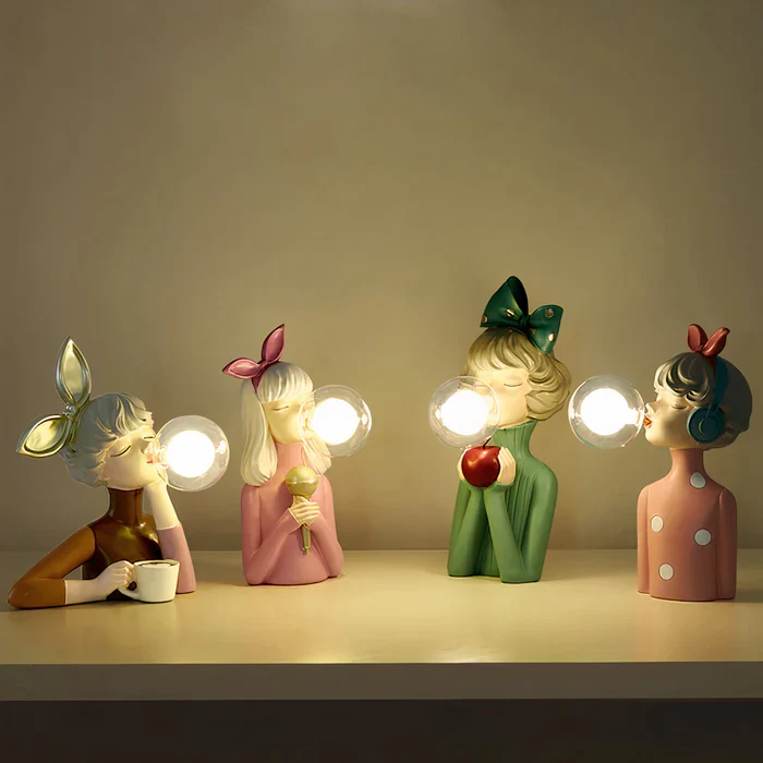 Lignoglow | Handgefertigte LED-Tischlampe aus Holz