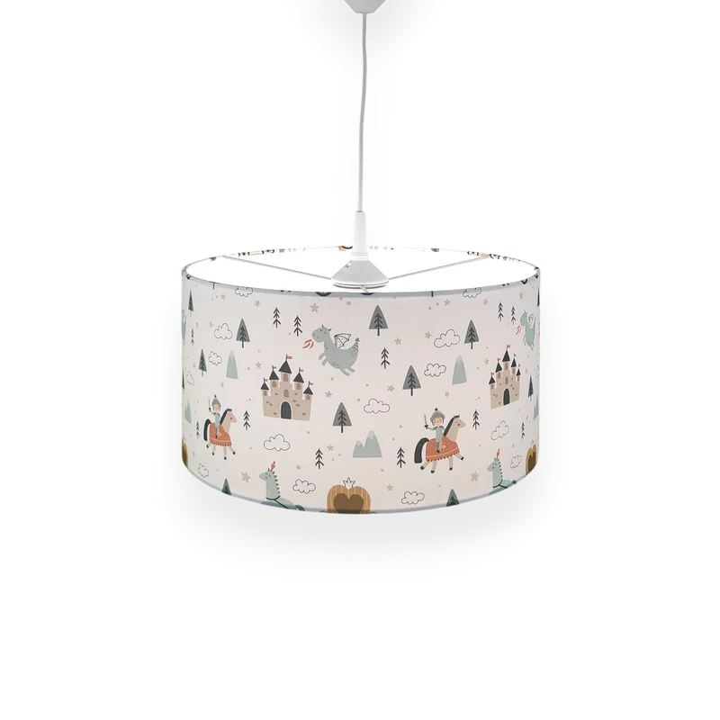 Stoff-Pendelleuchte Ritter Theo