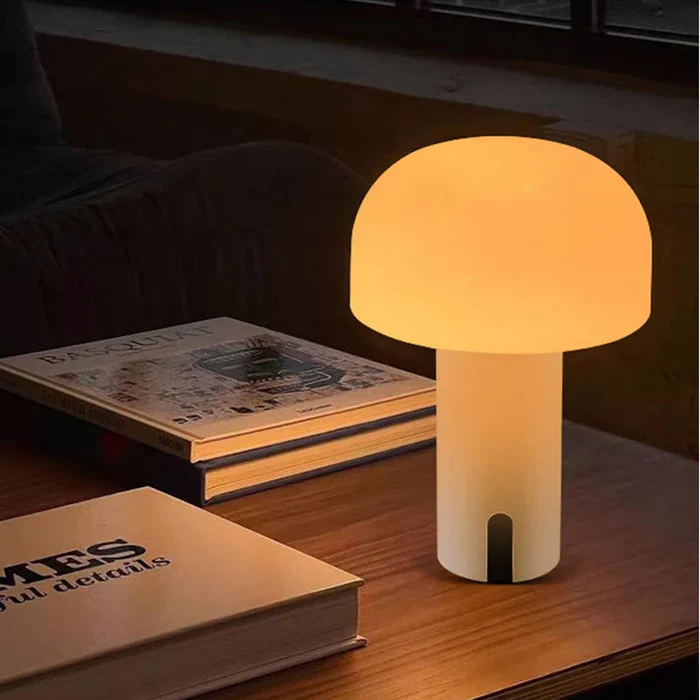 GlowCap | Dimmbare LED-Pilzlampe mit Touch-Steuerung