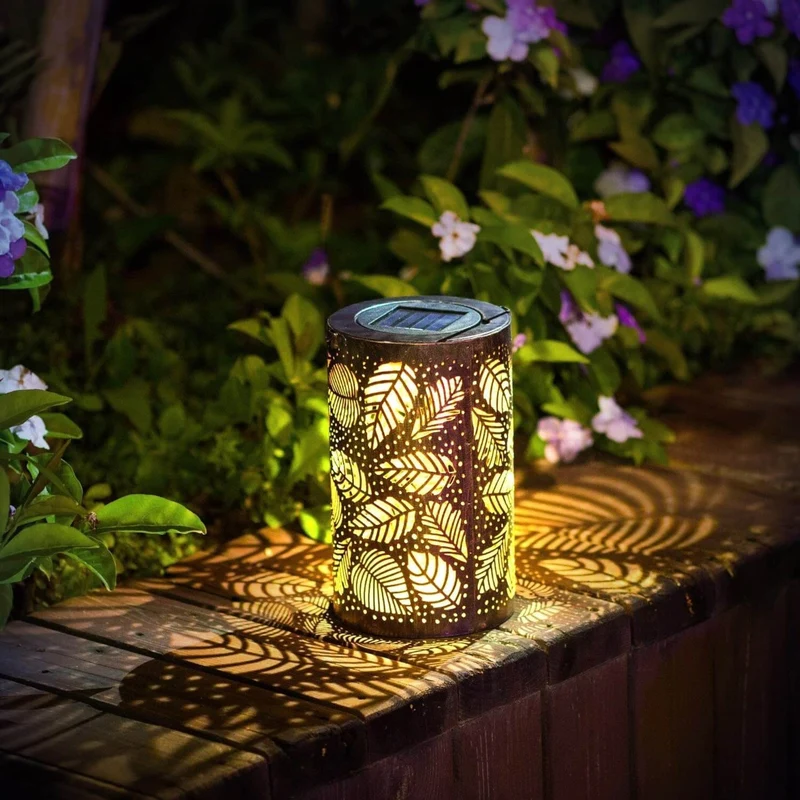Foliara | Solar-Gartenleuchte im Blätterdesign