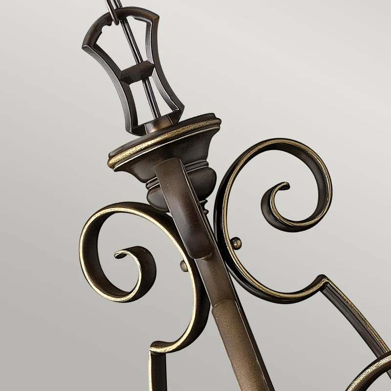 Kronleuchter Cello 3-flammig Antikbronze Ø 57cm