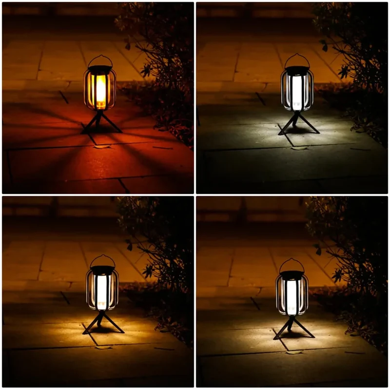 FlickerHaven | Solar-Laterne im Vintage-Look mit Flammeneffekt