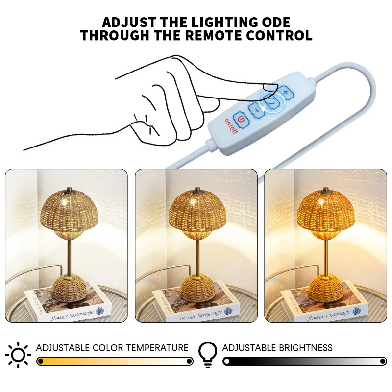 BambuVaro | Solar-Gartenlampe aus Bambus mit Warmweißlicht