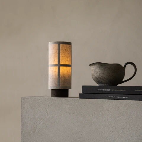 ZenLumi | Tischlampe im Japan-Stil mit Leinenschirm