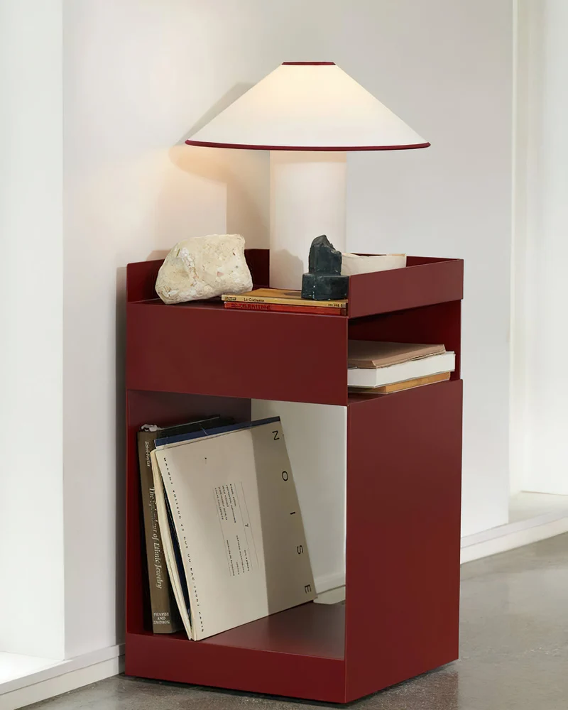 Amara Tischlampe | Eleganter Stoffschirm in Beige