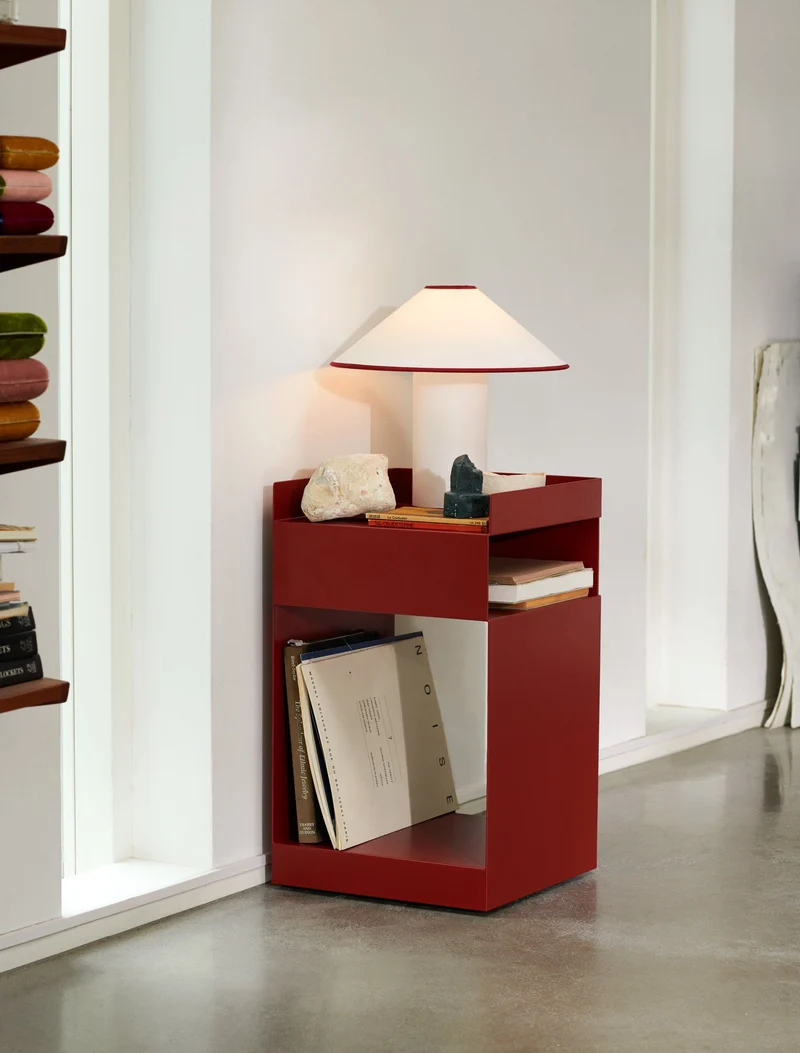 Amara Tischlampe | Eleganter Stoffschirm in Beige