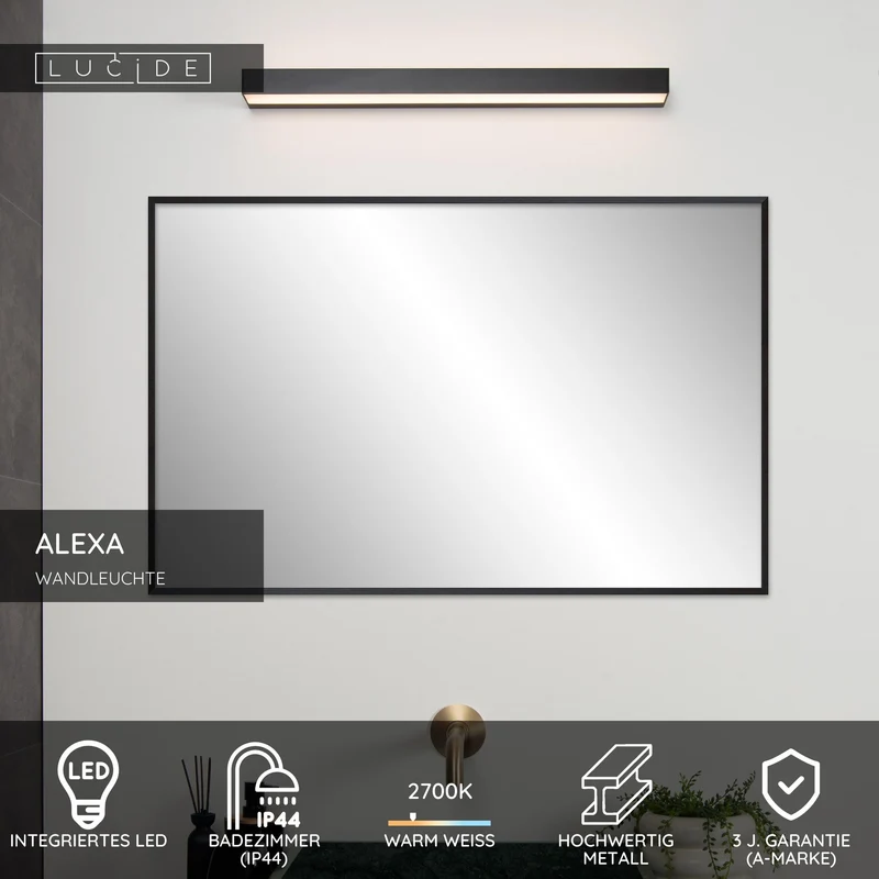 LED-Bad-Wandlampe Alexa Up & Down IP44