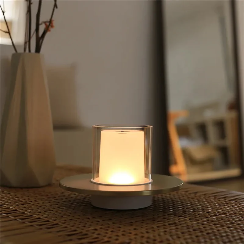 Noctavia | LED-Induktionslampe mit Kerzenflackereffekt