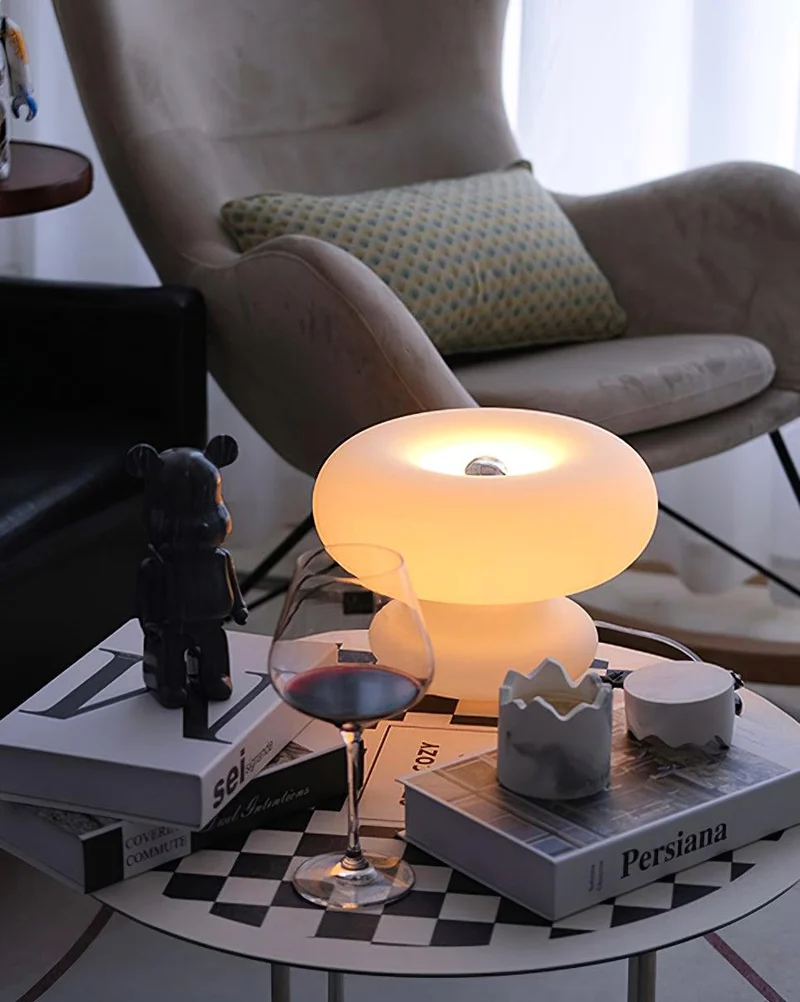 HaloLum | Donut-Tischlampe mit warmem Licht