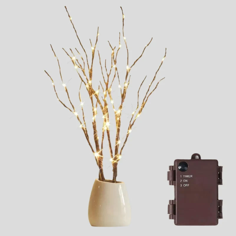 Amara | Deko-Weide mit warmem LED-Licht