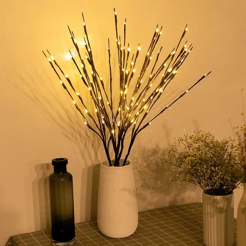 Amara | Deko-Weide mit warmem LED-Licht