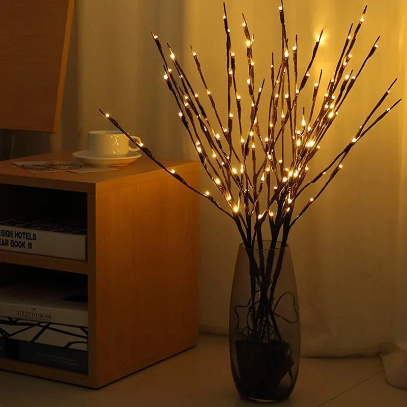 Amara | Deko-Weide mit warmem LED-Licht
