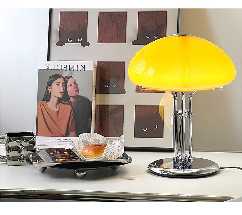 AmberDome | Tischlampe im Bauhaus-Stil
