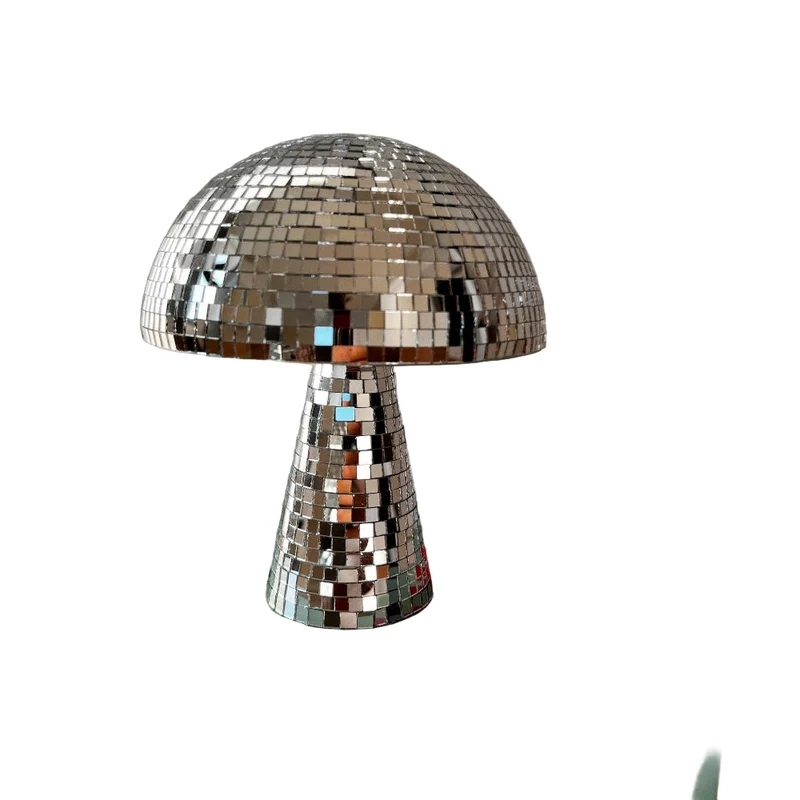 LumiShroom | Retro Pilzlampe mit Glitzereffekt