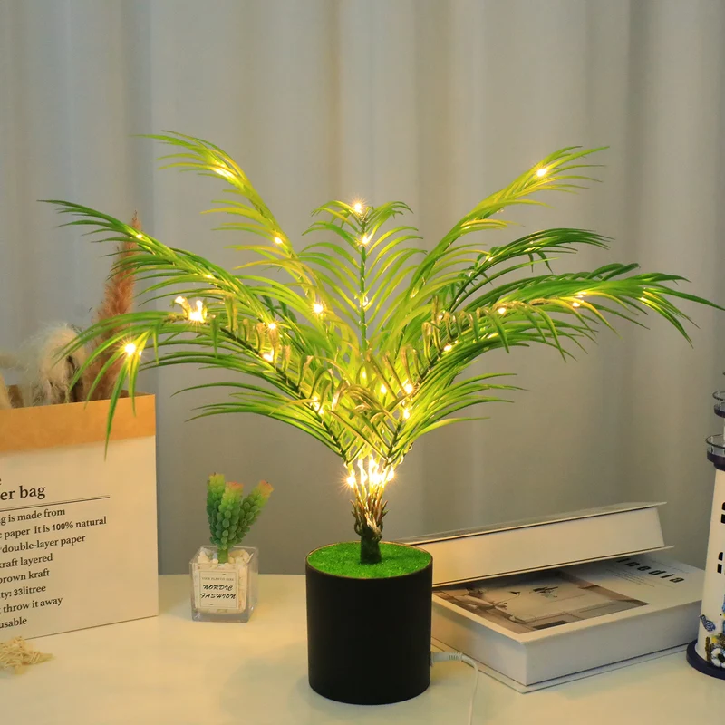 PalmGlow | LED Deko-Palme mit warmweißem Licht
