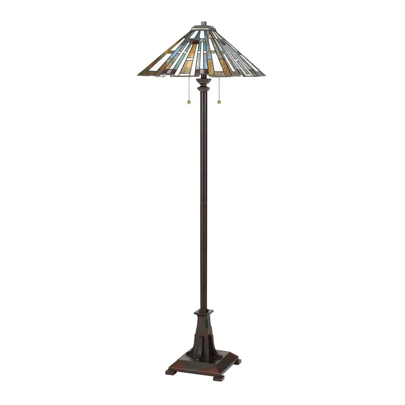 Stehleuchte Maybeck 2-flammig Bronze