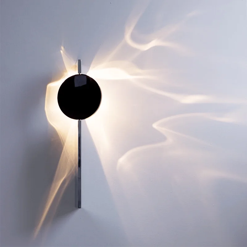 GlintWave | Drehbare LED-Wandleuchte mit Wellendesign