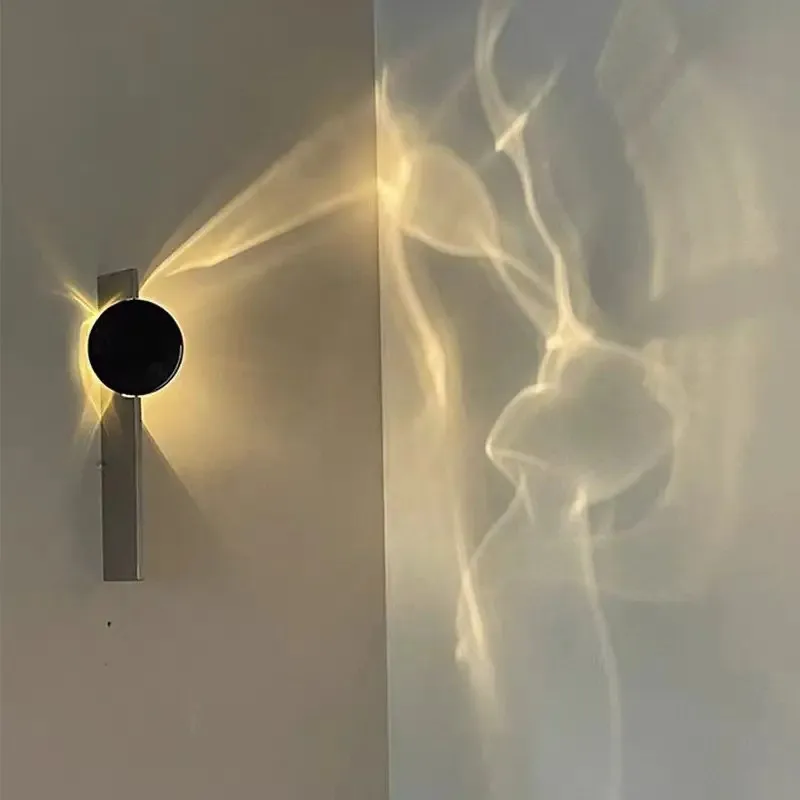 GlintWave | Drehbare LED-Wandleuchte mit Wellendesign