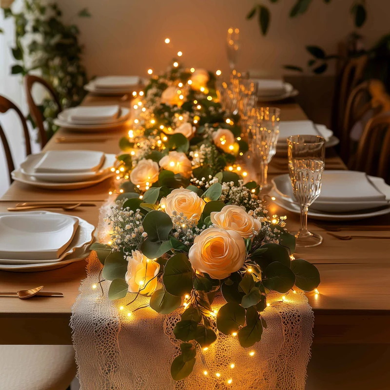 RoseAura | LED-Rosenkranz für stimmungsvolles Ambiente