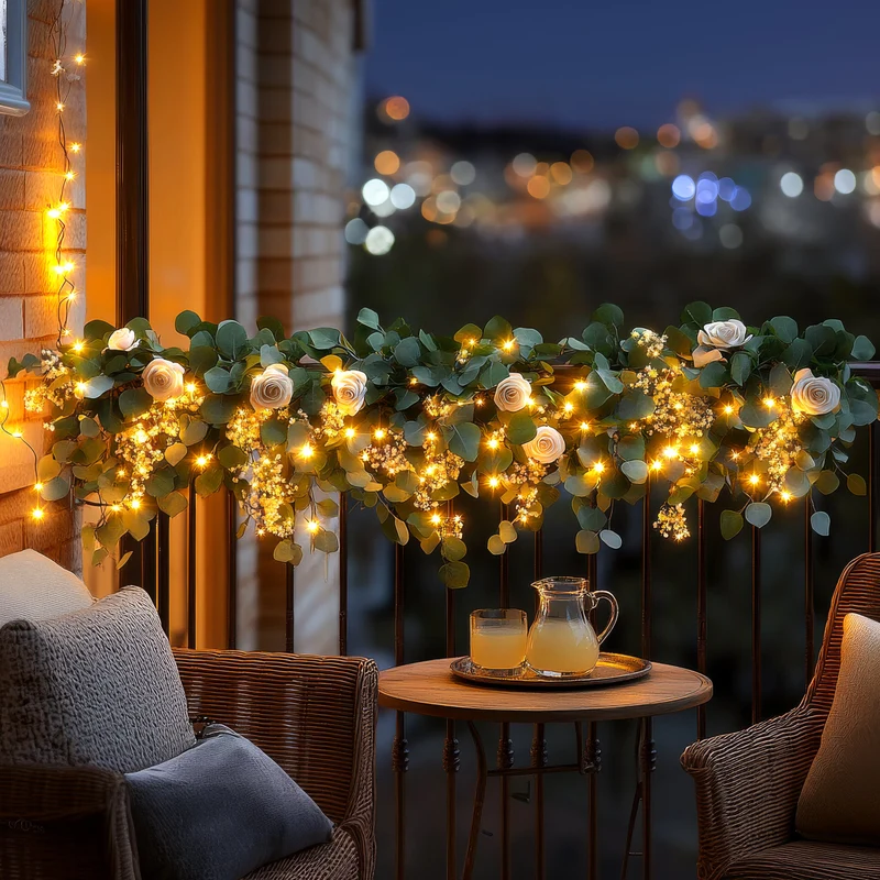 RoseAura | LED-Rosenkranz für stimmungsvolles Ambiente